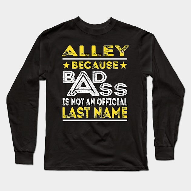 ALLEY Long Sleeve T-Shirt by Middy1551